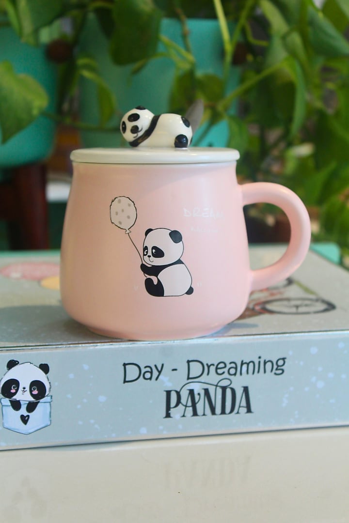 Pink Ceramic Mug by IZZHAAR at Pernia's Pop Up Shop