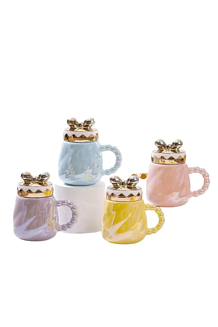 Multi Ceramic Mug (Set of 4) by IZZHAAR at Pernia's Pop Up Shop