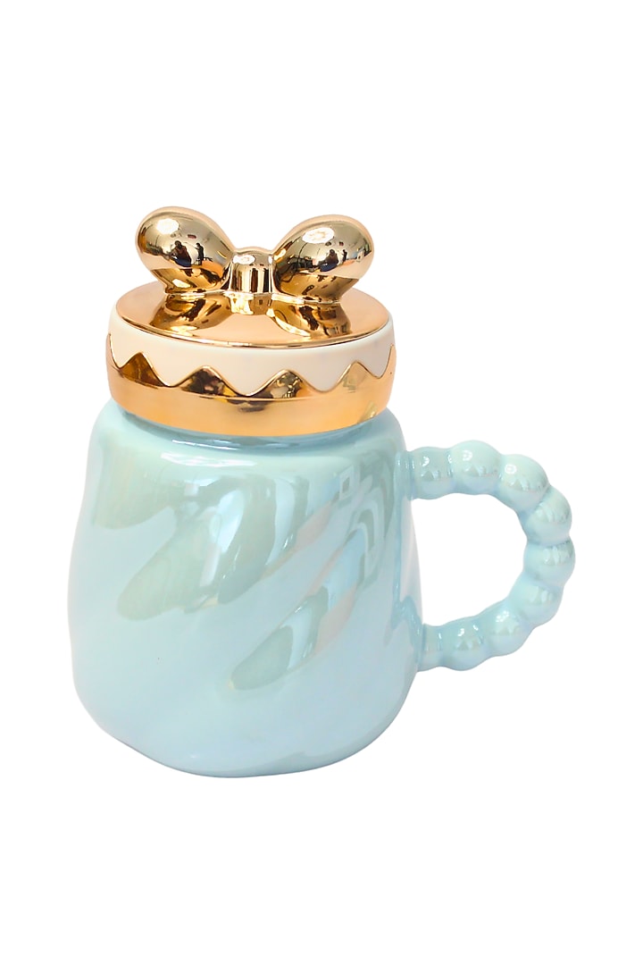 Blue Ceramic Mug by IZZHAAR at Pernia's Pop Up Shop