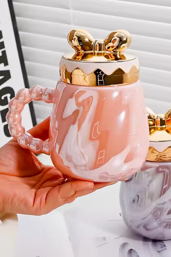 Pink Ceramic Mug by IZZHAAR at Pernia's Pop Up Shop