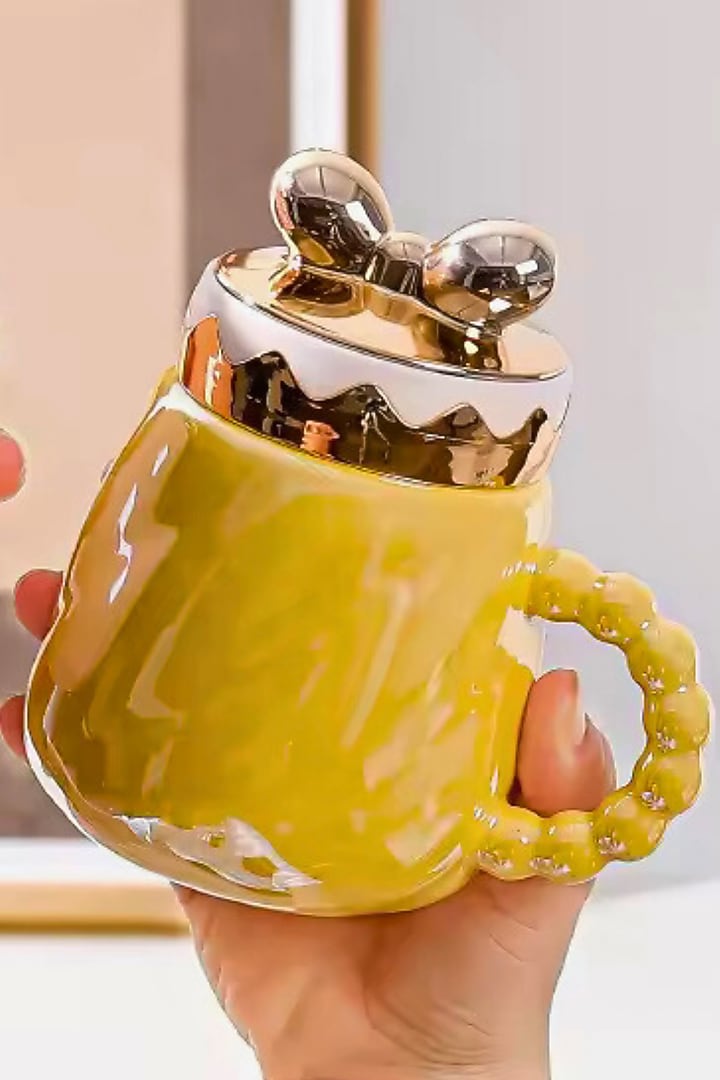 Yellow Ceramic Mug by IZZHAAR at Pernia's Pop Up Shop