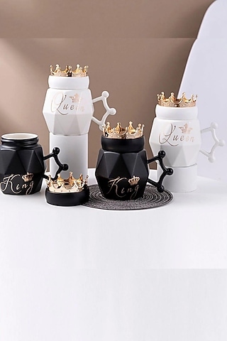 Multi Ceramic Mug ( Set of 2 ) by IZZHAAR