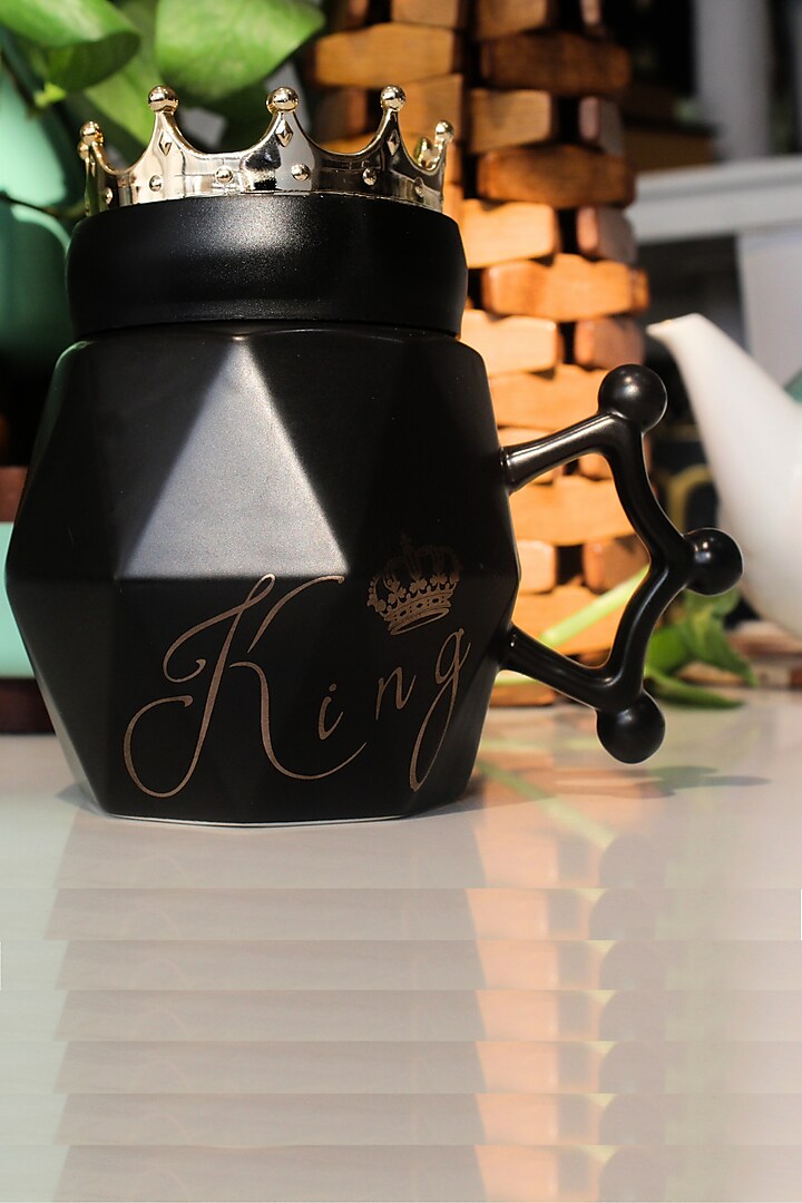 Black Ceramic Mug by IZZHAAR at Pernia's Pop Up Shop