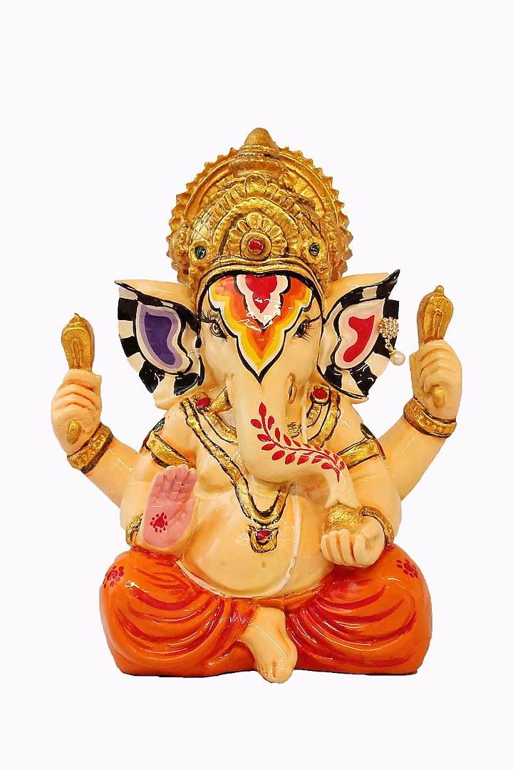 Multi-Colored Resin Ganesha Idol by IZZHAAR at Pernia's Pop Up Shop