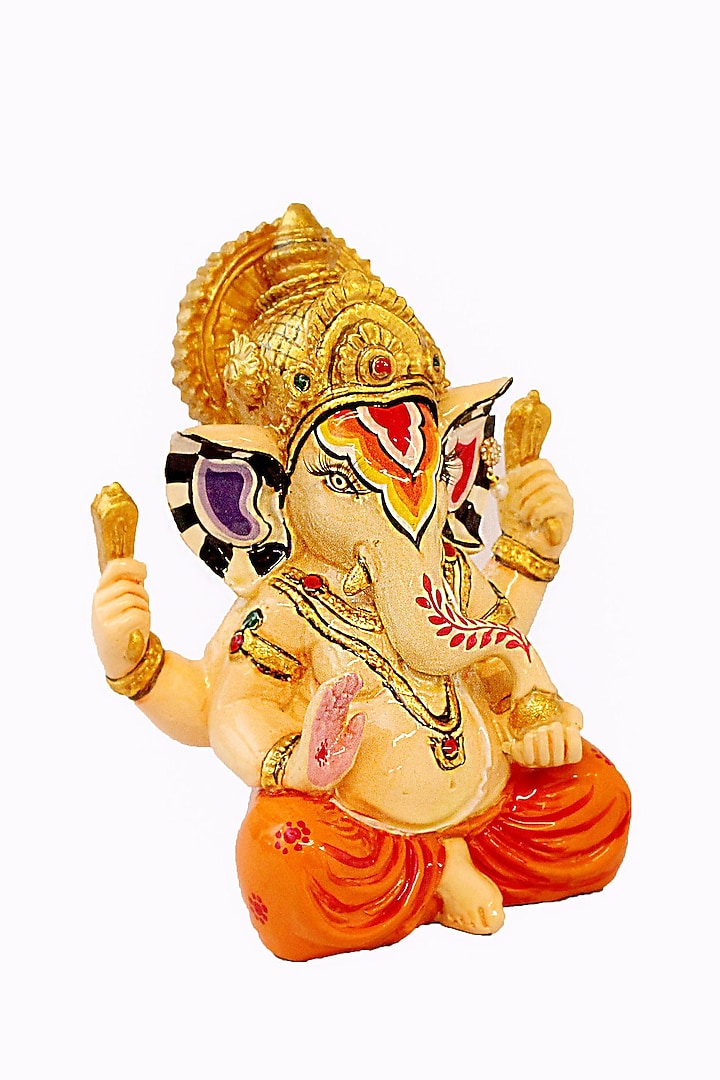 Multi-Colored Resin Ganesha Idol by IZZHAAR at Pernia's Pop Up Shop