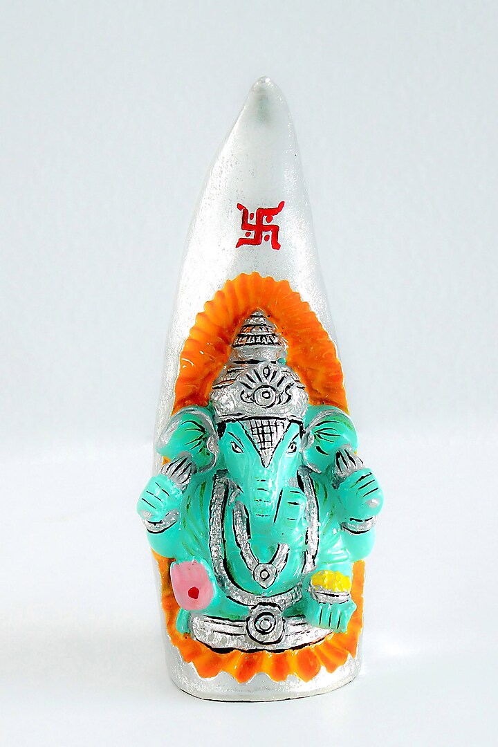 Multi-Colored Resin Ganesha Idol by IZZHAAR at Pernia's Pop Up Shop