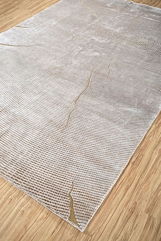 White Sand & Marble Bamboo Silk Area Rug by Jaipur Rugs