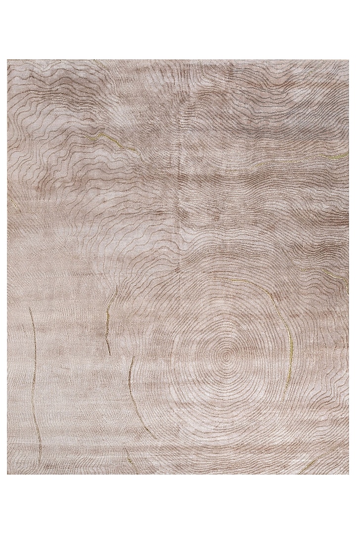 Light Coffee & Natural Beige Bamboo Silk Area Rug by Jaipur Rugs at Pernia's Pop Up Shop