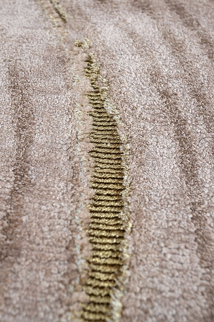 Light Coffee & Natural Beige Bamboo Silk Area Rug by Jaipur Rugs at Pernia's Pop Up Shop