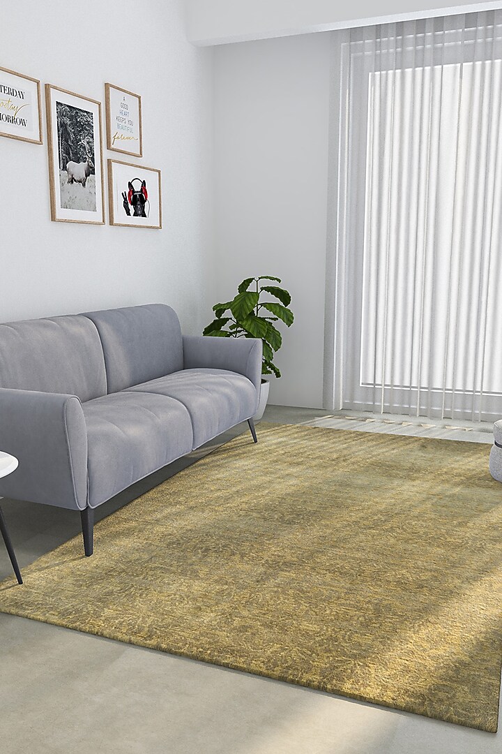 Maize & Silver Grey Wool Area Rug by Jaipur Rugs at Pernia's Pop Up Shop