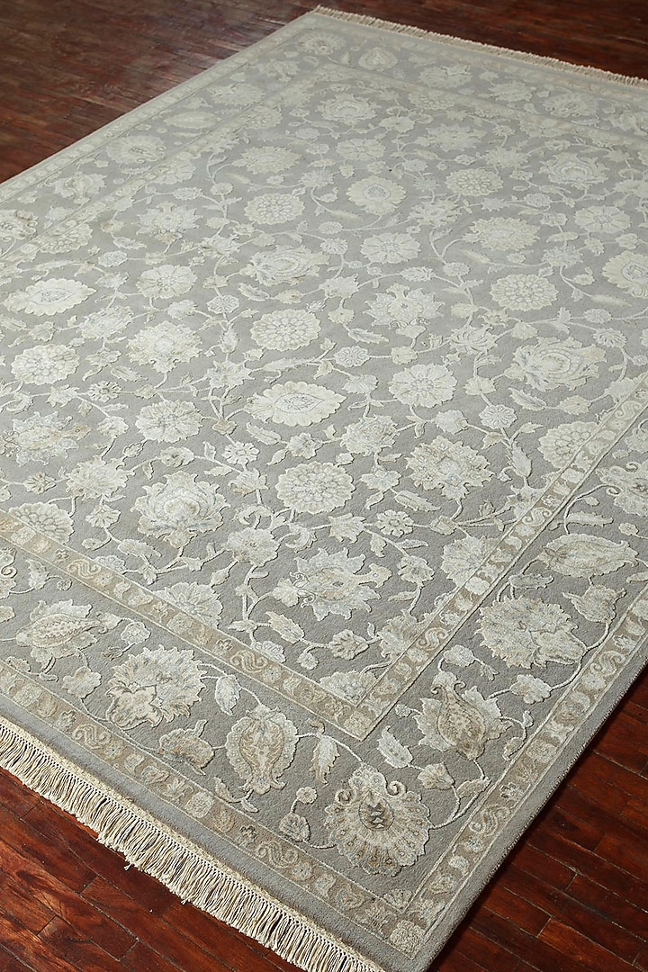 Soft Grey Wool Area Rug by Jaipur Rugs at Pernia's Pop Up Shop