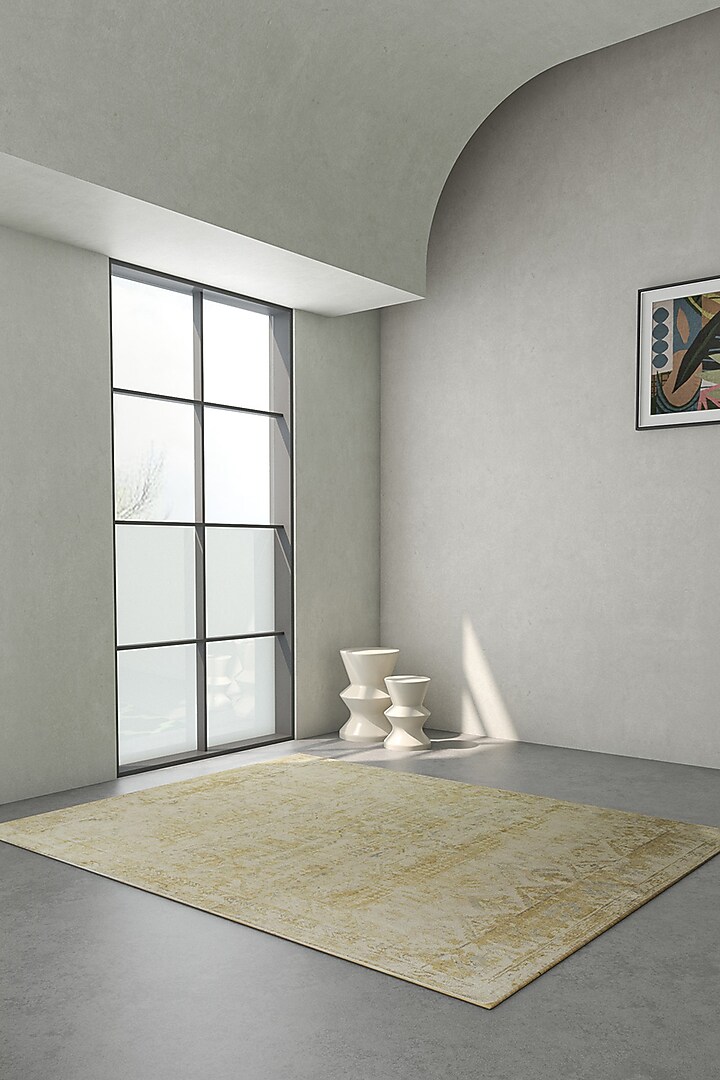 Spice Brown Hand Knotted Wool Rug by Jaipur Rugs at Pernia's Pop Up Shop