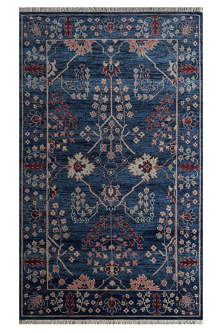 Blue Hand Knotted Wool Rugs by Jaipur Rugs at Pernia's Pop Up Shop