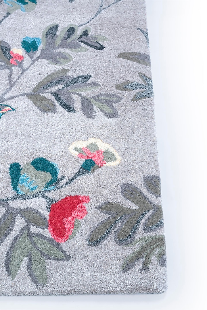 Antique White & Warm Red Wool Rug by Jaipur Rugs at Pernia's Pop Up Shop
