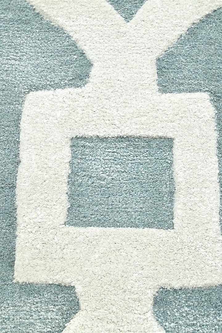 Blue Haze & White Wool Rug by Jaipur Rugs at Pernia's Pop Up Shop