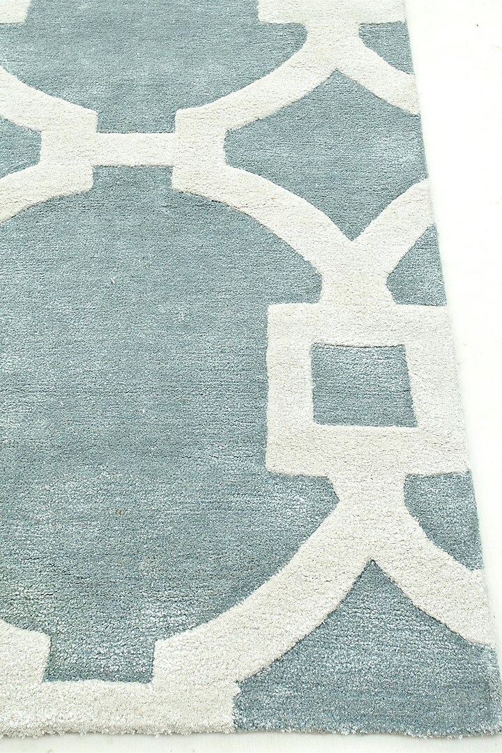 Blue Haze & White Wool Rug by Jaipur Rugs at Pernia's Pop Up Shop