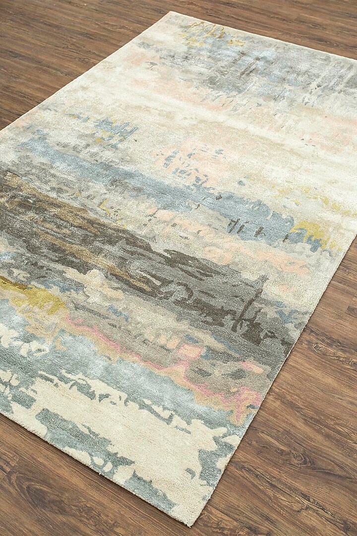 Antique White & Ashwood Wool Rug by Jaipur Rugs at Pernia's Pop Up Shop