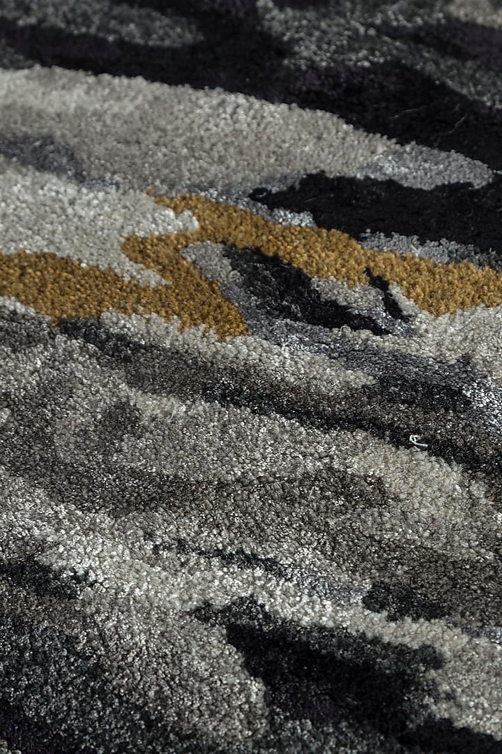 White & Black Olive Wool Rug by Jaipur Rugs at Pernia's Pop Up Shop