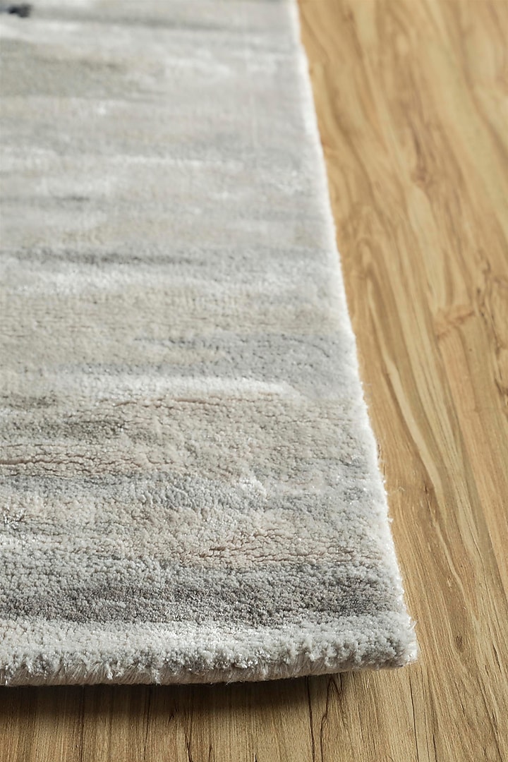 White & Black Olive Wool Rug by Jaipur Rugs at Pernia's Pop Up Shop