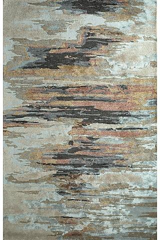 Dark Ivory & Amber Gold Wool Rug by Jaipur Rugs
