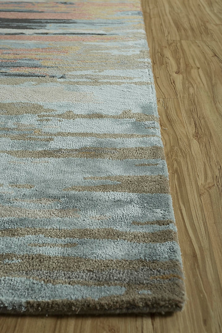 Dark Ivory & Amber Gold Wool Rug by Jaipur Rugs at Pernia's Pop Up Shop