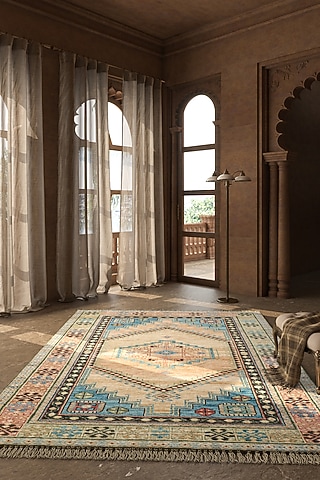 Light Camel Hand Knotted Wool Rug by Jaipur Rugs