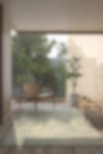 Ivory Wool Hand Knotted Rug by Jaipur Rugs at Pernia's Pop Up Shop