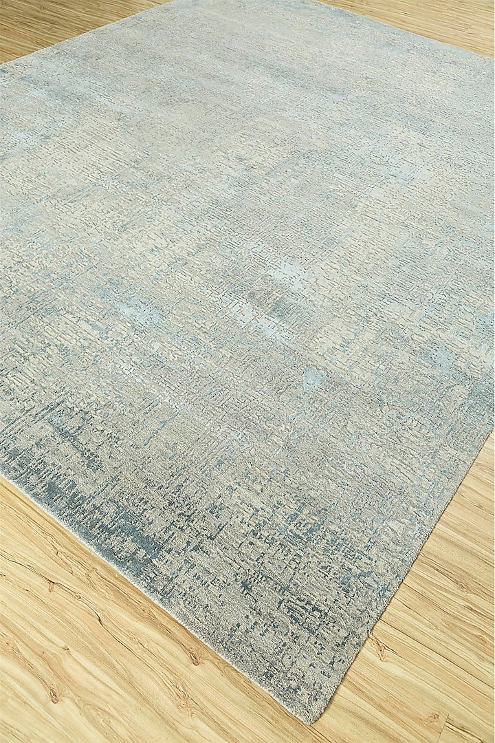 Ivory Wool Hand Knotted Rug by Jaipur Rugs at Pernia's Pop Up Shop