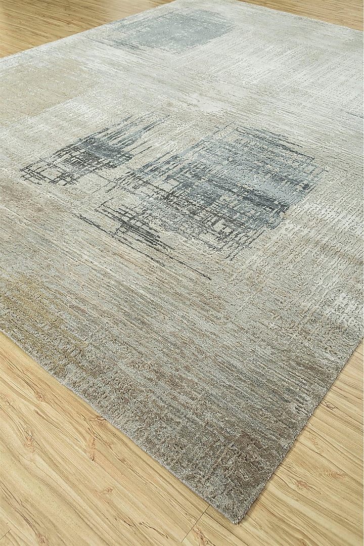 Classic Grey Wool Hand Knotted Rug by Jaipur Rugs at Pernia's Pop Up Shop