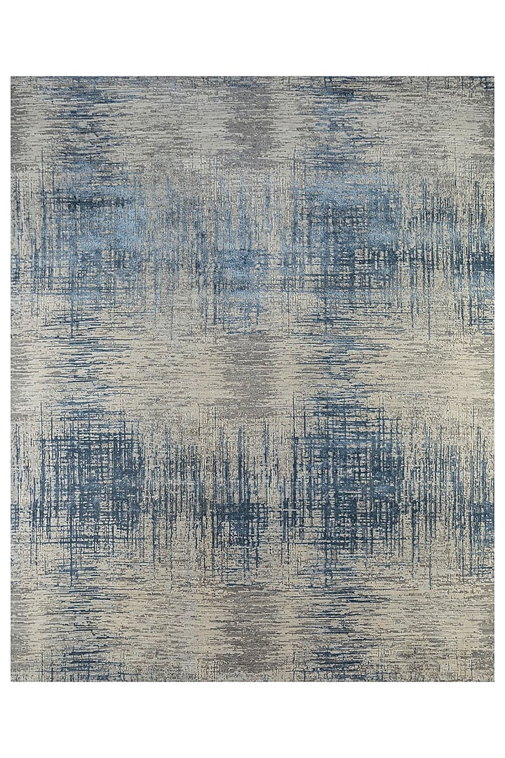 Soft Grey Wool Hand Knotted Rug by Jaipur Rugs at Pernia's Pop Up Shop