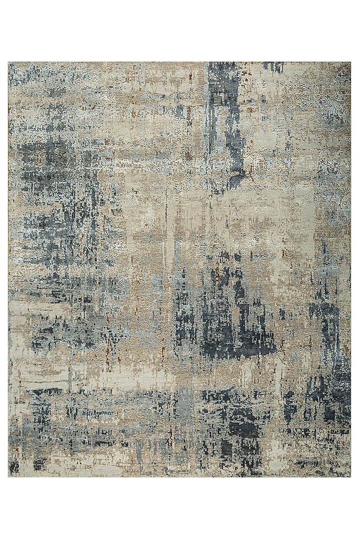 Ivory Wool Hand Knotted Rug by Jaipur Rugs at Pernia's Pop Up Shop