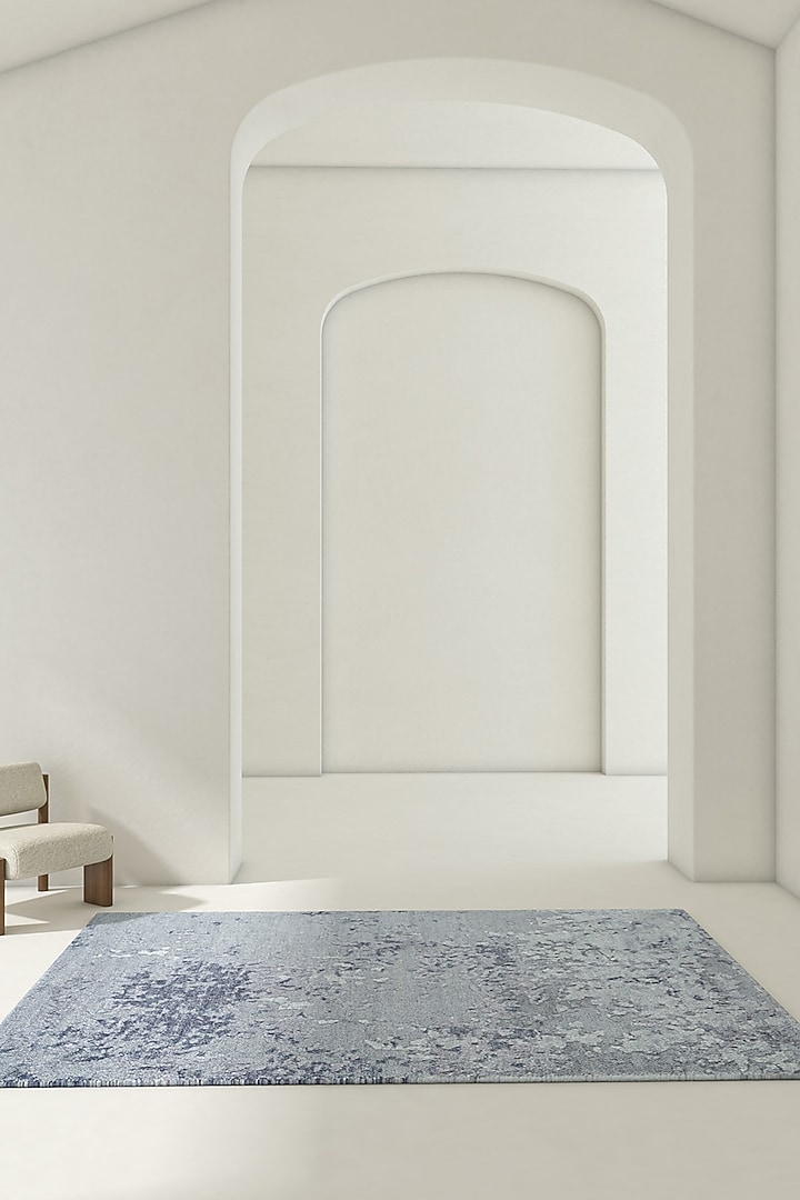 Frost Grey Handknotted Wool & Silk Rug by Jaipur Rugs at Pernia's Pop Up Shop