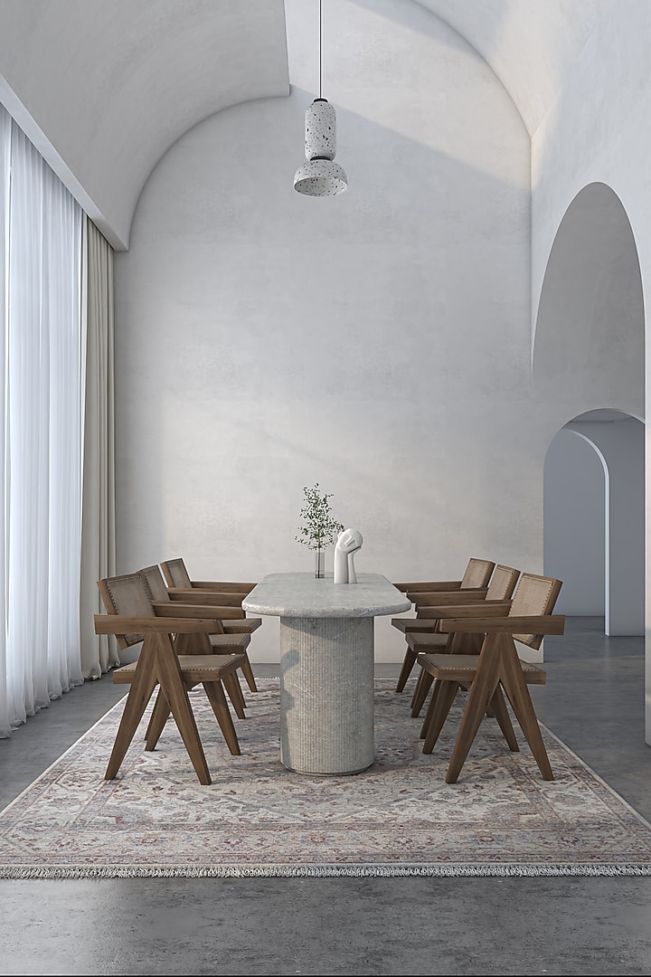 Medium Taupe Handknotted Wool Rug by Jaipur Rugs at Pernia's Pop Up Shop