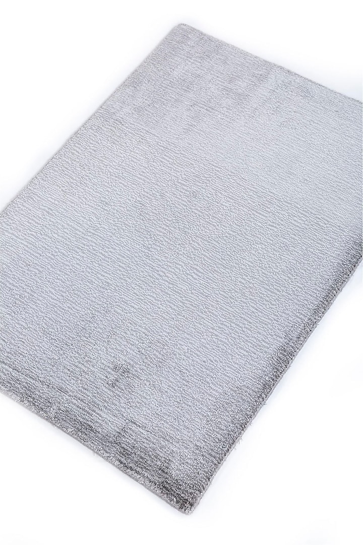 Dark Shadow Handwoven Viscose Yarn Rug by Jaipur Rugs at Pernia's Pop Up Shop