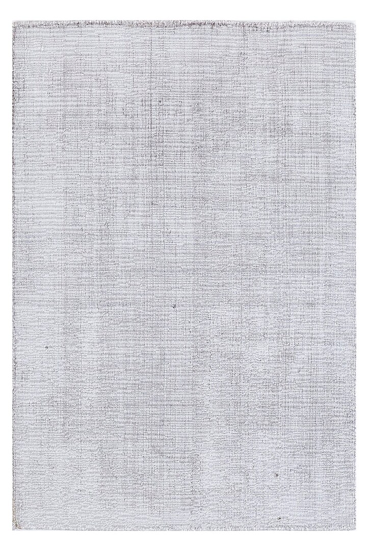 Smoky Grey Handwoven Viscose Yarn Rug by Jaipur Rugs at Pernia's Pop Up Shop