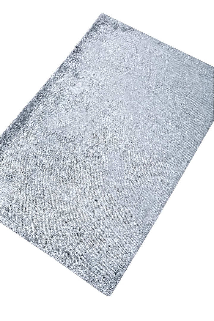 Anthracite Handwoven Viscose Yarn Rug by Jaipur Rugs at Pernia's Pop Up Shop
