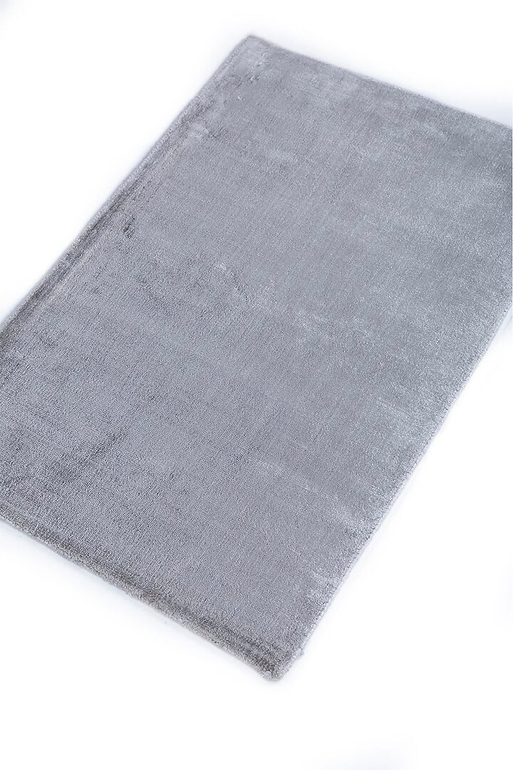 Dark Shadow Handwoven Viscose Yarn Rug by Jaipur Rugs at Pernia's Pop Up Shop
