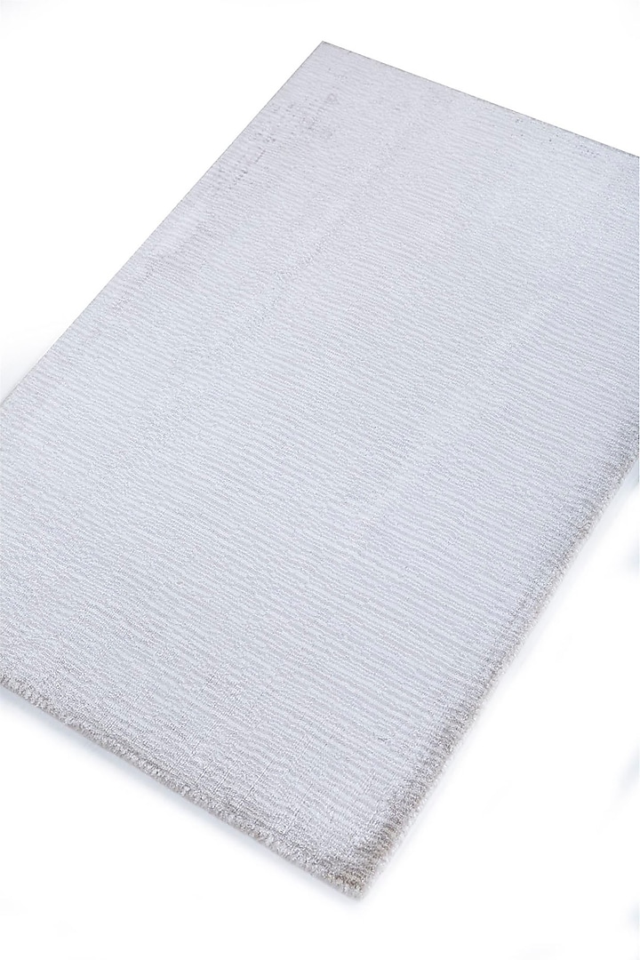 Dark Taupe Handwoven Viscose Yarn Rug by Jaipur Rugs at Pernia's Pop Up Shop