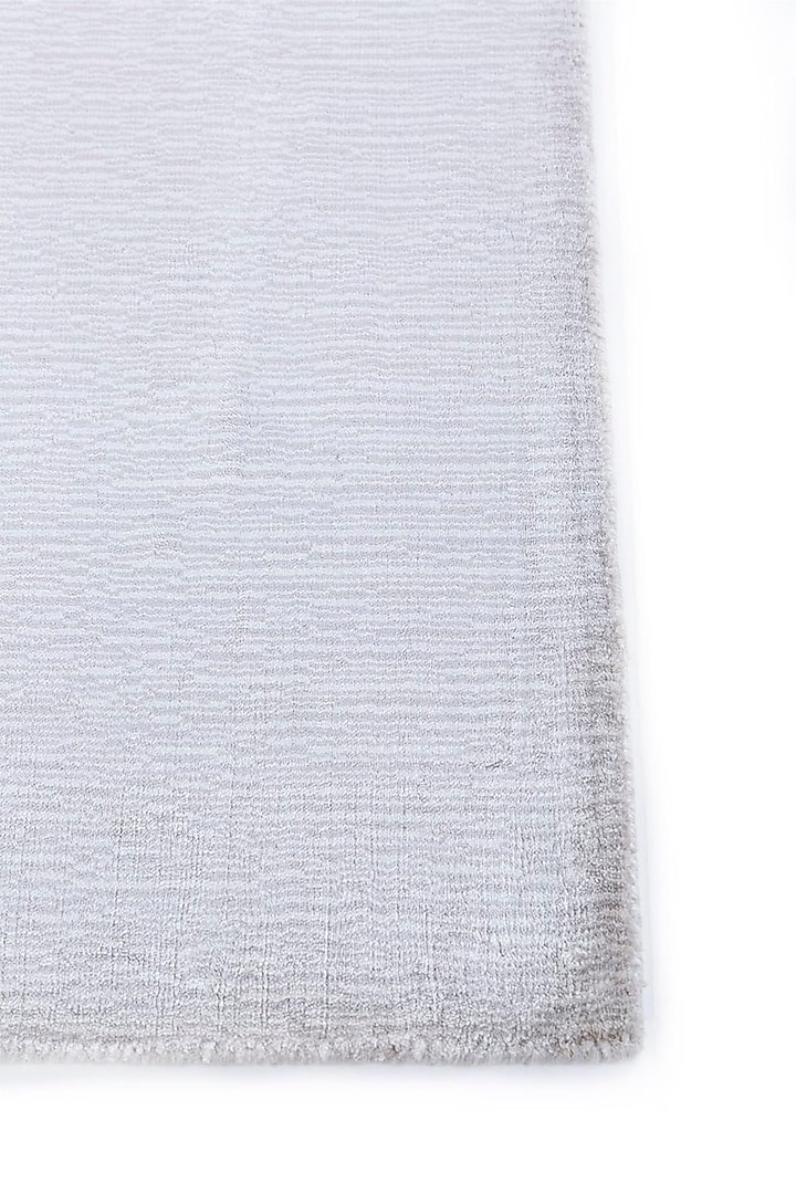 Dark Taupe Handwoven Viscose Yarn Rug by Jaipur Rugs at Pernia's Pop Up Shop