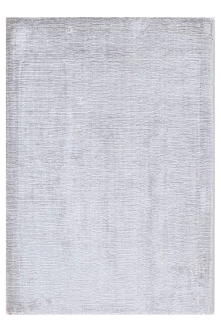 Dark Taupe Handwoven Viscose Yarn Rug by Jaipur Rugs at Pernia's Pop Up Shop