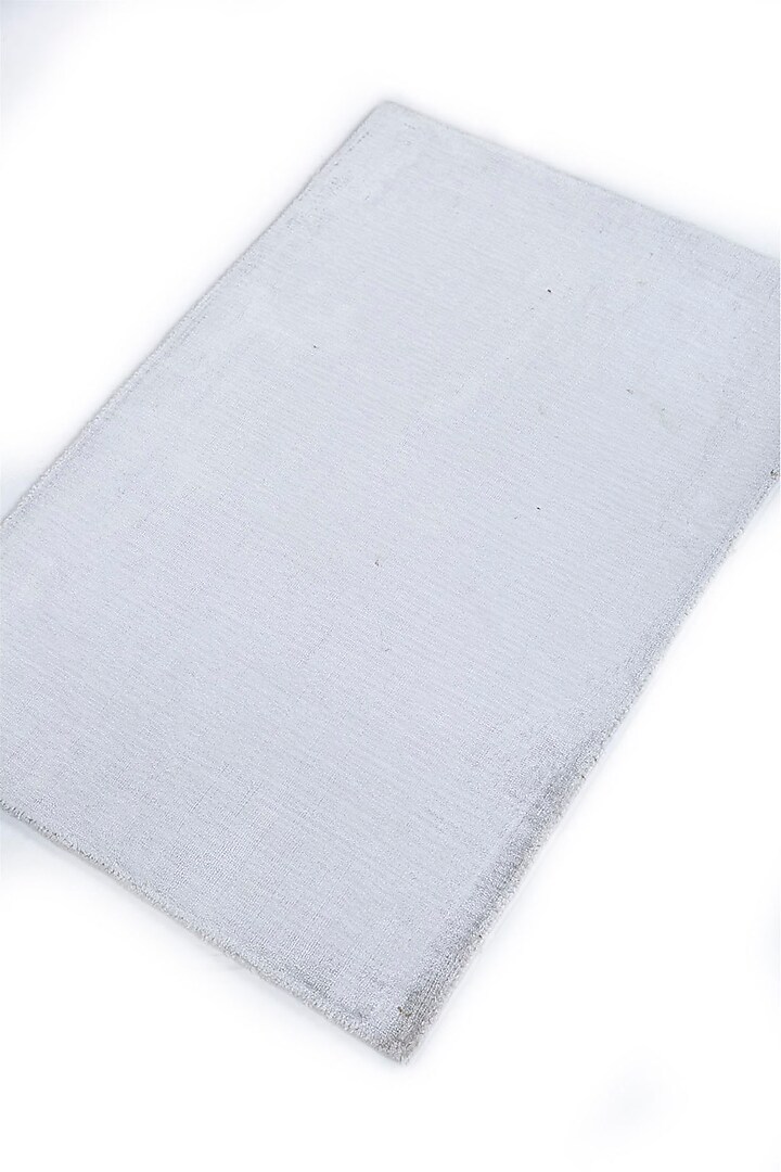 Silver Ash Handwoven Viscose Yarn Rug by Jaipur Rugs at Pernia's Pop Up Shop