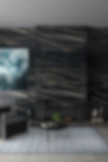 Blue Handwoven Wool Rug by Jaipur Rugs at Pernia's Pop Up Shop