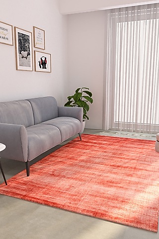Tea Rose Viscose Yarn Handwoven Rug by Jaipur Rugs