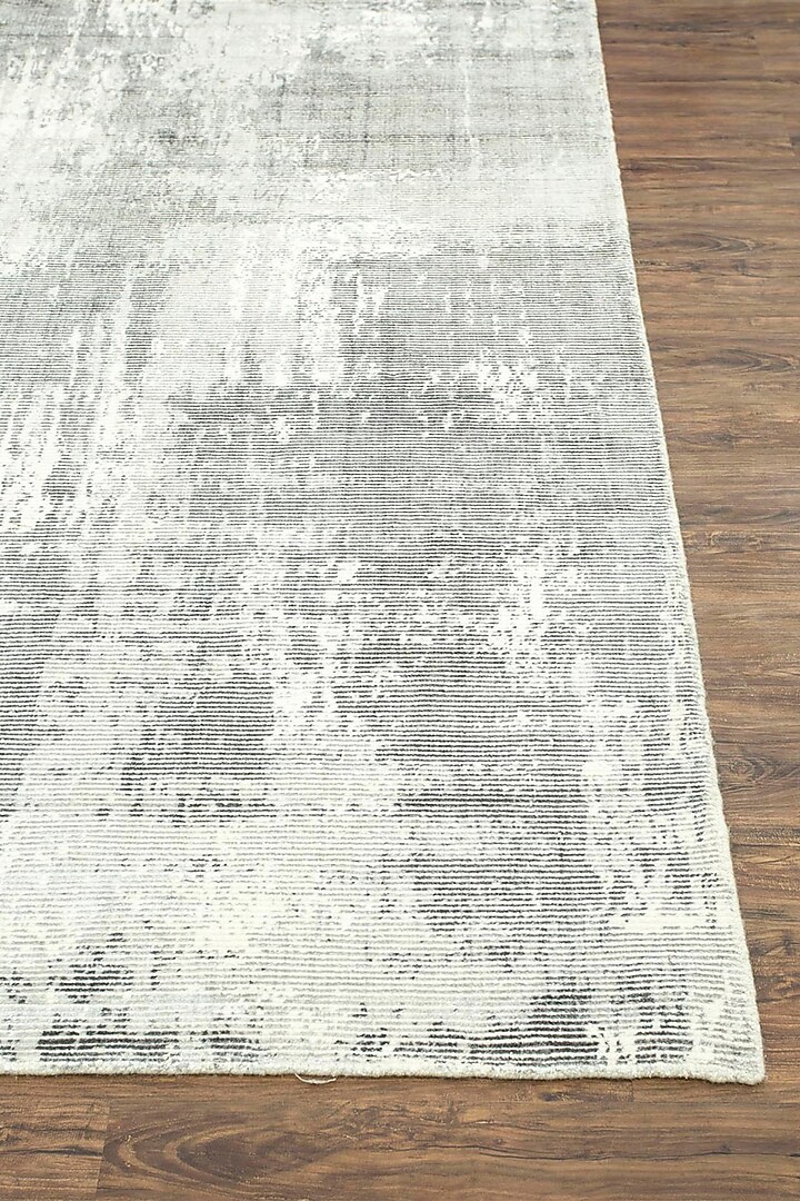 Natural Slate Viscose & Wool Handwoven Rug by Jaipur Rugs at Pernia's Pop Up Shop