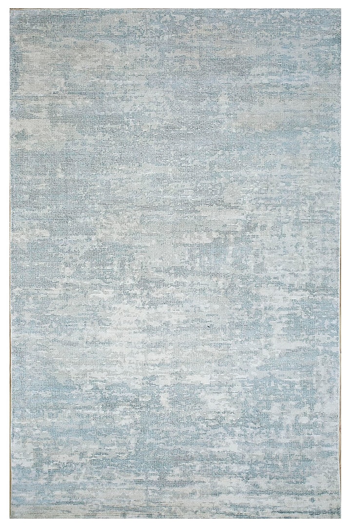 Blue Bell Viscose & Wool Handwoven Rug by Jaipur Rugs at Pernia's Pop Up Shop