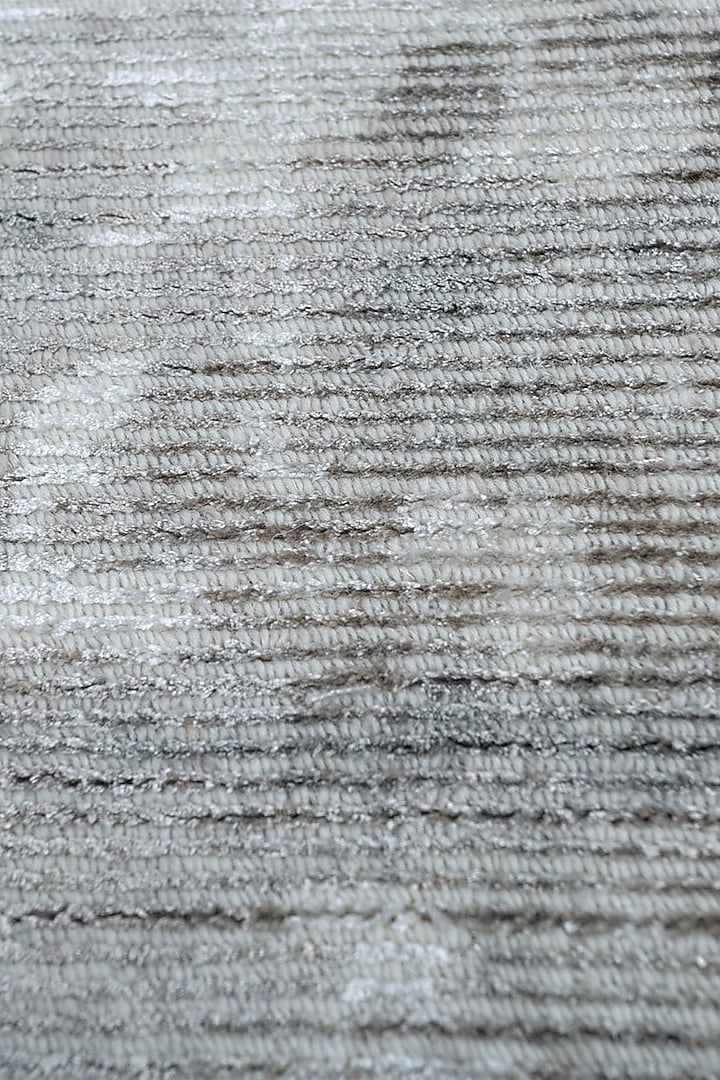 Dark Ivory Wool & Viscose Handwoven Rug by Jaipur Rugs at Pernia's Pop Up Shop
