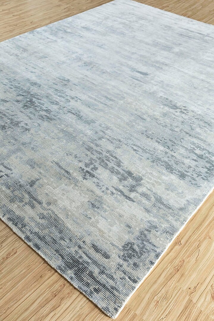 Medium Taupe Wool & Viscose Handwoven Rug by Jaipur Rugs at Pernia's Pop Up Shop
