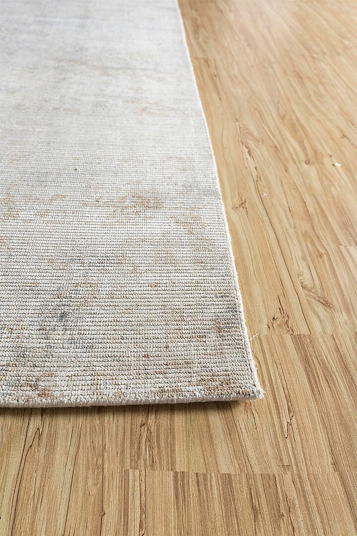 Silver Blue Wool & Viscose Handwoven Rug by Jaipur Rugs at Pernia's Pop Up Shop
