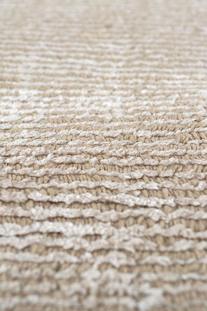Beige Viscose & Wool Handwoven Rug by Jaipur Rugs at Pernia's Pop Up Shop
