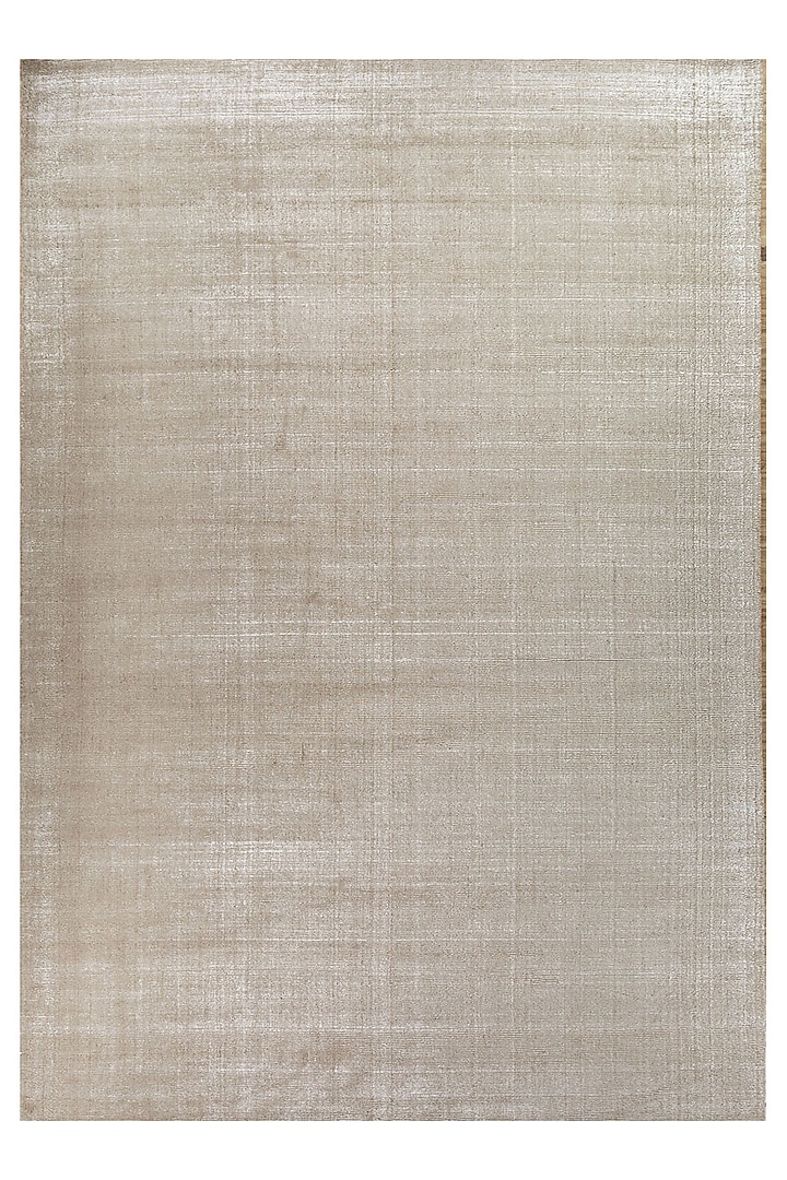 Beige Viscose & Wool Handwoven Rug by Jaipur Rugs at Pernia's Pop Up Shop